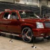 Benny Christian's immaculate 2003 Cadillac Escalade makes an appearance at World of Wheels.