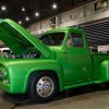 This vivid green 1953 Ford F-350 pickup truck is owned by Robbie Watson, of Branchland WV.