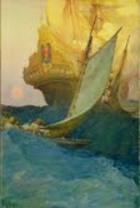 OP-ED: Howard Pyle: My Heart Goes Pitter Pat Attack on a Galleon - 1905