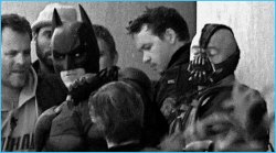 TAKE TWO WEEKEND FIRST : Weekly Movie Comings, Goings Snapped in Pittsburgh, a scene from the new "Dark Knight Rising" production.