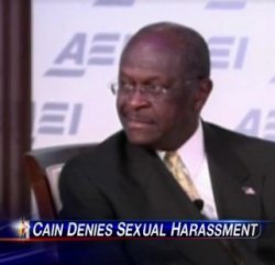 Former Lobbyist Herman Cain Relies on Legal Definitions for Defense of Sexual Harassment Flip Flop Former Lobbyist Herman Cain Relies on Legal Definitions for Defense of Sexual Harassment Flip Flop