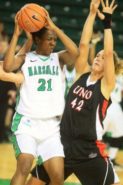 Strong Second Half Sends Marshall Over Cincinnati File MU Basketball Photo by Chris Spencer