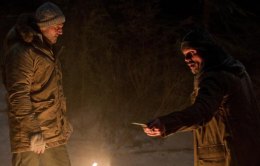"The Grey" Uneasily Blends Survival and Philisophical Scene from The Grey