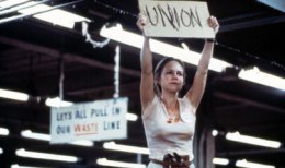 Southern Films Often Induce Social Change: For the First Time Domestic Workers Visible Sally Field as "Norma Rae" in a pivotal scene from the movie.