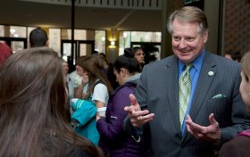 Coffee with Mayor Steve Brings Out MU Students Coffee with Mayor Steve Brings Out MU Students