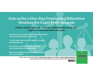 Marshall University to offer seminar with continuing education credits for attorneys Marshall University to offer seminar with continuing education credits for attorneys