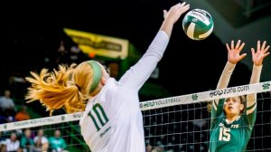 Volleyball Battles but Falls in Four at Charlotte in Season Finale Volleyball Battles but Falls in Four at Charlotte in Season Finale