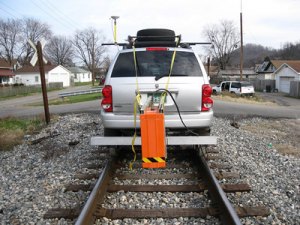 Researchers receive second patent for railroad track inspection system The railroad track inspection system Begley and Szwilski invented uses a combination of GPS devices, cameras and ground penetrating radar to measure track wear and other problems