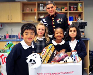 Marshall, Marines, St. Joe Participate in Toys for Tots Marshall, Marines, St. Joe Participate in Toys for Tots