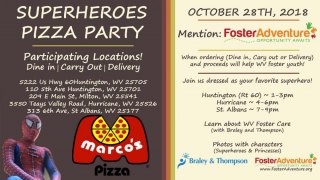 Marco’s Pizza and Foster Adventure are Calling all Heroes! Marco’s Pizza and Foster Adventure are Calling all Heroes!