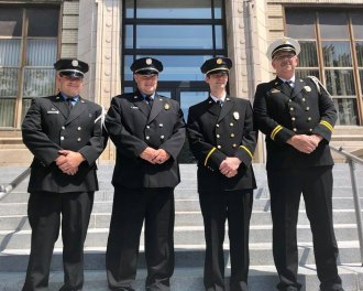 Huntington Promotes Five Firefighters Huntington Promotes Five Firefighters