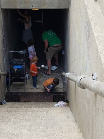 VIDEO: Community Members Come Together to Paint Pedestrian Tunnel VIDEO: Community Members Come Together to Paint Pedestrian Tunnel