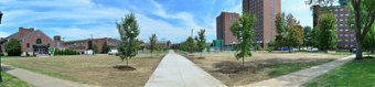 Changes on campus include demolition of Hodges Hall, ban on tobacco; construction projects The demolition of Hodges Hall opened up the center of Marshall's Huntington campus.