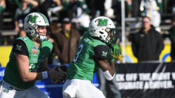 Marshall Football Makes a Bowl Game Comeback; Holds on for Win Marshall Football Makes a Bowl Game Comeback; Holds on for Win