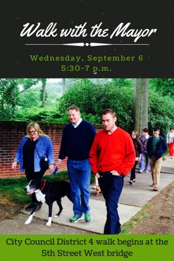 Walks with Huntington Mayor Williams Resume in September Walks with Huntington Mayor Williams Resume in September