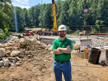 Marshall engineering faculty member helps develop state’s first press-brake-formed steel tub girder bridge Marshall engineering faculty member helps develop state’s first press-brake-formed steel tub girder bridge