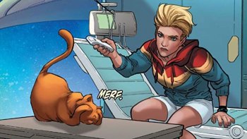 REVIEW ...Overcoming Story Clutter, Mar-Vell Radiates as Super Nova in it's Galactic "Origin" , Laying Clever "Easter Eggs" REVIEW ...Overcoming Story Clutter, Mar-Vell Radiates as Super Nova in it's Galactic "Origin" , Laying Clever "Easter Eggs"