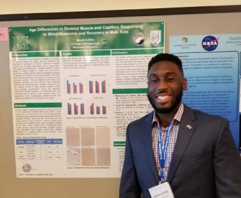 Marshall exercise science student presents research at 33rd American Society for Gravitational and Space Research annual meeting Marshall exercise science student presents research at 33rd American Society for Gravitational and Space Research annual meeting