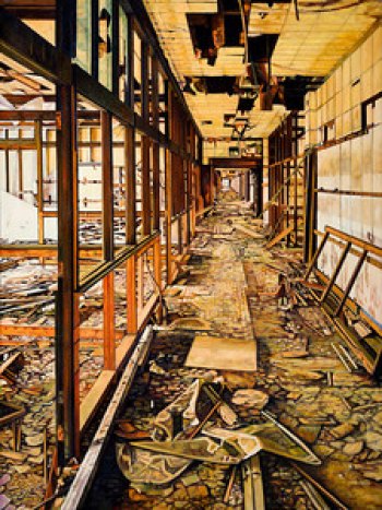 Solo exhibit features paintings by visiting artist Morgan Craig Heartbeat of America (2011)