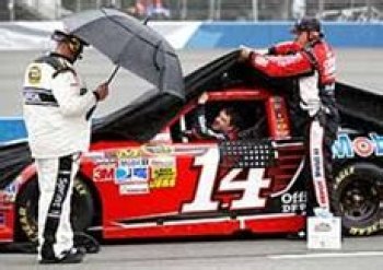 NASCAR NEWS: Tony Stewart wins rain-shortened Cup race at Fontana Tony Stewart