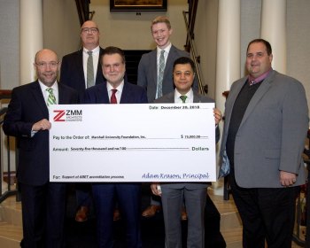 ZMM Architects and Engineers makes gift to Marshall University’s College of Information Technology and Engineering ZMM Architects and Engineers makes gift to Marshall University’s College of Information Technology and Engineering