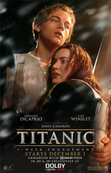 Titanic Returns to the Big Screen for 20-Year Anniversary in Exclusive Dolby Cinema at AMC Engagement Titanic Returns to the Big Screen for 20-Year Anniversary in Exclusive Dolby Cinema at AMC Engagement