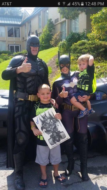 Batman Loosens Up; Come Meet Huntington's Batman Batman Loosens Up; Come Meet Huntington's Batman