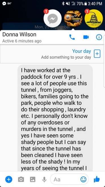 UPDATE.... Public Plans to Defend the Tunnel UPDATE.... Public Plans to Defend the Tunnel