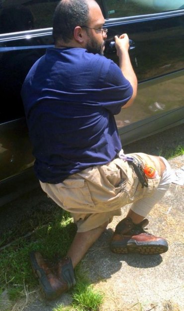 Disabled Huntington Man Crawling to Car Goes World Wide Disabled Huntington Man Crawling to Car Goes World Wide
