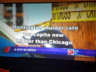 Homicide Per Capita Higher than Chicago; Huntington Police Investigate Fifth Avenue Death as City's 19th Homicide Homicide Per Capita Higher than Chicago; Huntington Police Investigate Fifth Avenue Death as City's 19th Homicide