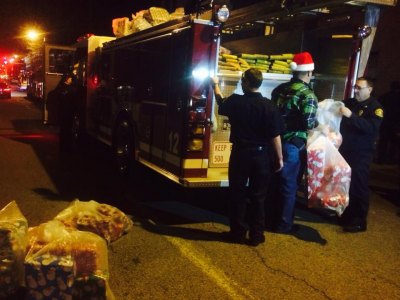 Fire Department Holds Kid's Christmas Party at Huntington City Mission Fire Department Holds Kid's Christmas Party at Huntington City Mission