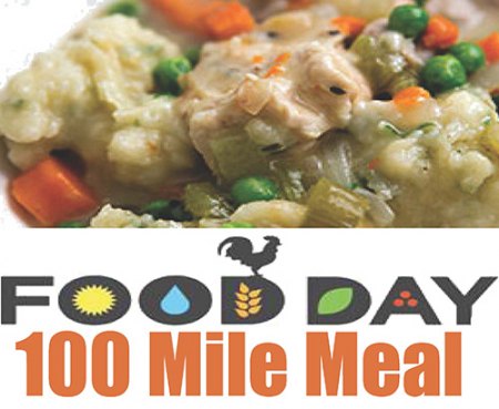 Food Day to be celebrated with the 100-Mile Meal Food Day to be celebrated with the 100-Mile Meal