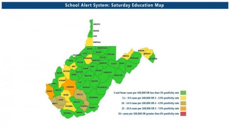 WV Dept. of Education Saturday Sept. 26 Update WV Dept. of Education Saturday Sept. 26 Update