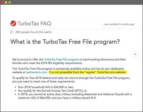 Here’s How TurboTax Just Tricked You Into Paying to File Your Taxes Here’s How TurboTax Just Tricked You Into Paying to File Your Taxes