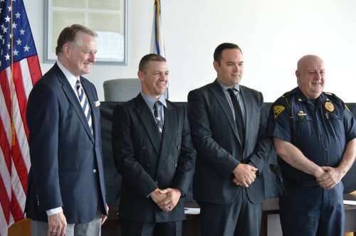 New Huntington Police Officers Sworn In New Huntington Police Officers Sworn In