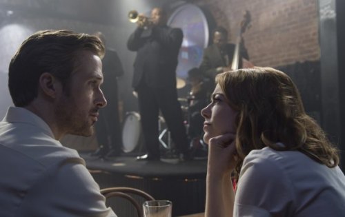 Golden Globes Opens Hollywood Award Season Sebastian (Ryan Gosling) and Mia (Emma Stone) in LA LA LAND. Photo Credit: Dale Robinette
