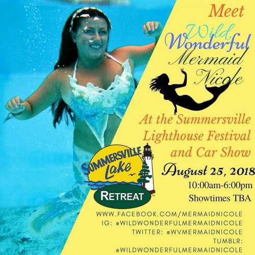 Mermaid Nichole Swims into Summersville Mermaid Nichole Swims into Summersville