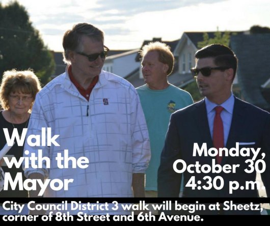Downtown Mayoral Walk Monday Downtown Mayoral Walk Monday