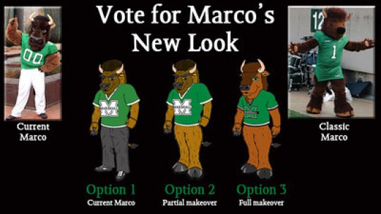 Herd fans to choose Marco costume from among three concepts Herd fans to choose Marco costume from among three concepts