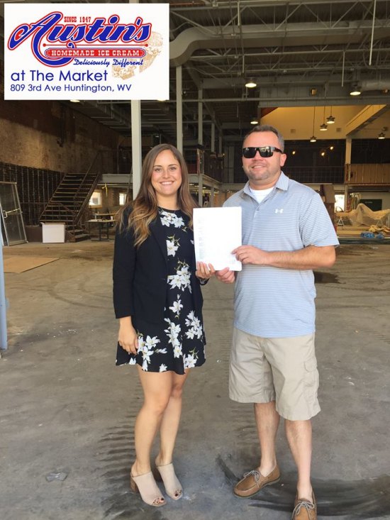Austin's Coming to Downtown Huntington; Hello Grape Pineapple, Pina Colada Stricklands sign lease to open Huntington downtown Austin's Ice Cream