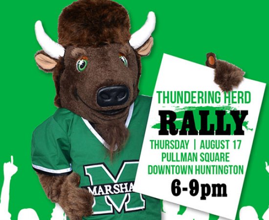 Thundering Herd Rally returns to Pullman Square Aug. 17 Thundering Herd Rally returns to Pullman Square Aug. 17