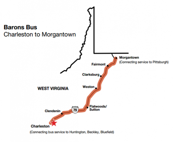 I-RIDE 79 Bus Service for West Virginia I-RIDE 79 Bus Service for West Virginia