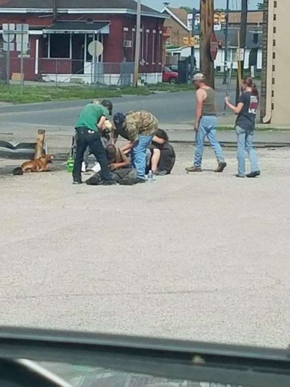 ANALYSIS: Why Community Involvement Needed: Suspect Fires Gun, Rips Open Heroin in Police Car OD in progress.
