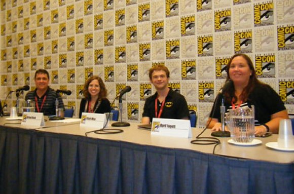 Marshall Psychology faculty, students present session at Comic-Con Dr. Keith Beard, professor of psychology; Britani Black and Elijah Wise, doctoral students in psychology; and Dr. April Fugett, associate professor of psychology, represented Marshall University at the Comic-Con International