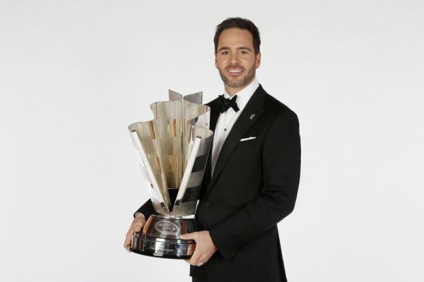 Day Four: Johnson Returns To Head Table After Two-Year Absence NASCAR Sprint Cup Series Champion Jimmie Johnson poses for a portrait prior to the NASCAR Sprint Cup Series Champion's Awards at Wynn Las Vegas on December 6, 2013 in Las Vegas, Nevada.