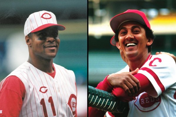 Concepción and Larkin to throw first pitches on Opening Day (L) Barry Larkin, (R) David Concepción